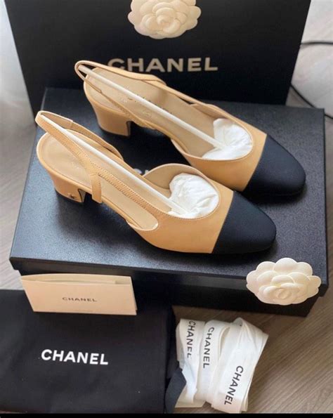 chanel small heels|chanel heels for women.